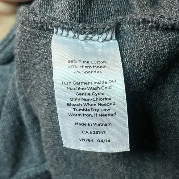 TALBOTS Gray Blazer/Jacket Zip Size L Stretch Cotton Blend - Picture 4 of 5